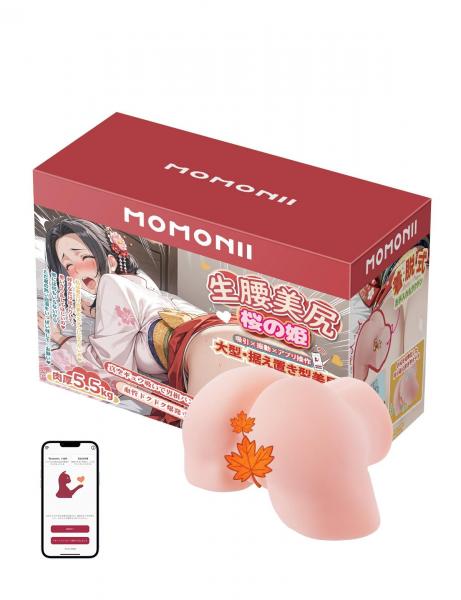 MOMONII美姫シリーズ 桜の姫 生腰美尻 吸引＋振動＋アプリ操作 大型据え置き型 電動オナホール 大人のおもちゃ
