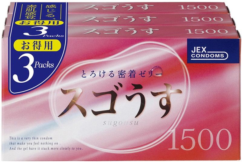 スゴうす1500 3P（12個入り 3パック）